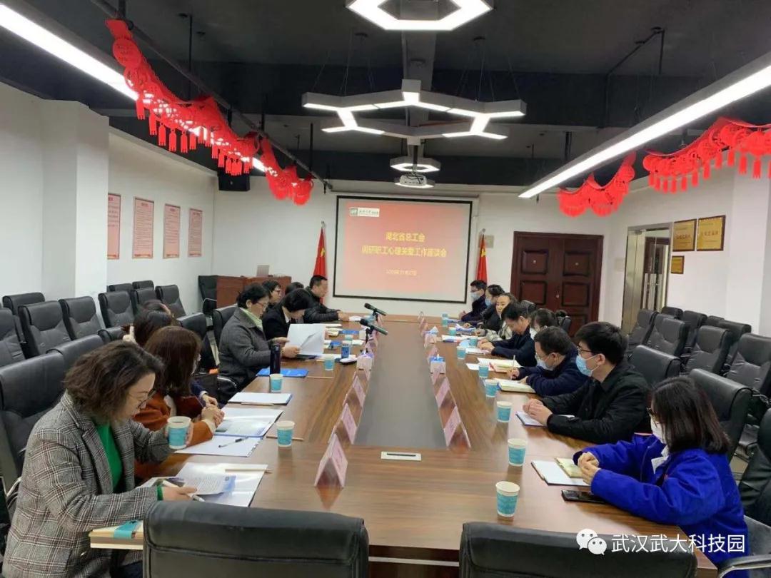 湖北省总工会党组成员、副主席杨辉一行调研园区企业职工心理关爱服务工作